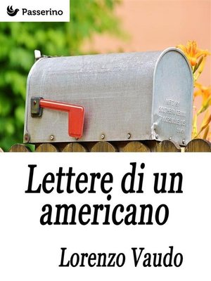 cover image of Lettere di un americano